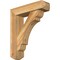 Ekena Millwork Olympic Craftsman Rough Sawn Bracket w/ Offset Brace, Western Red Cedar, 6"W x 22"D x 26"H BKT0604X22X26OLY04RWR - alternate 1